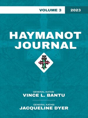 cover image of Haymanot Journal Volume 3 2023
